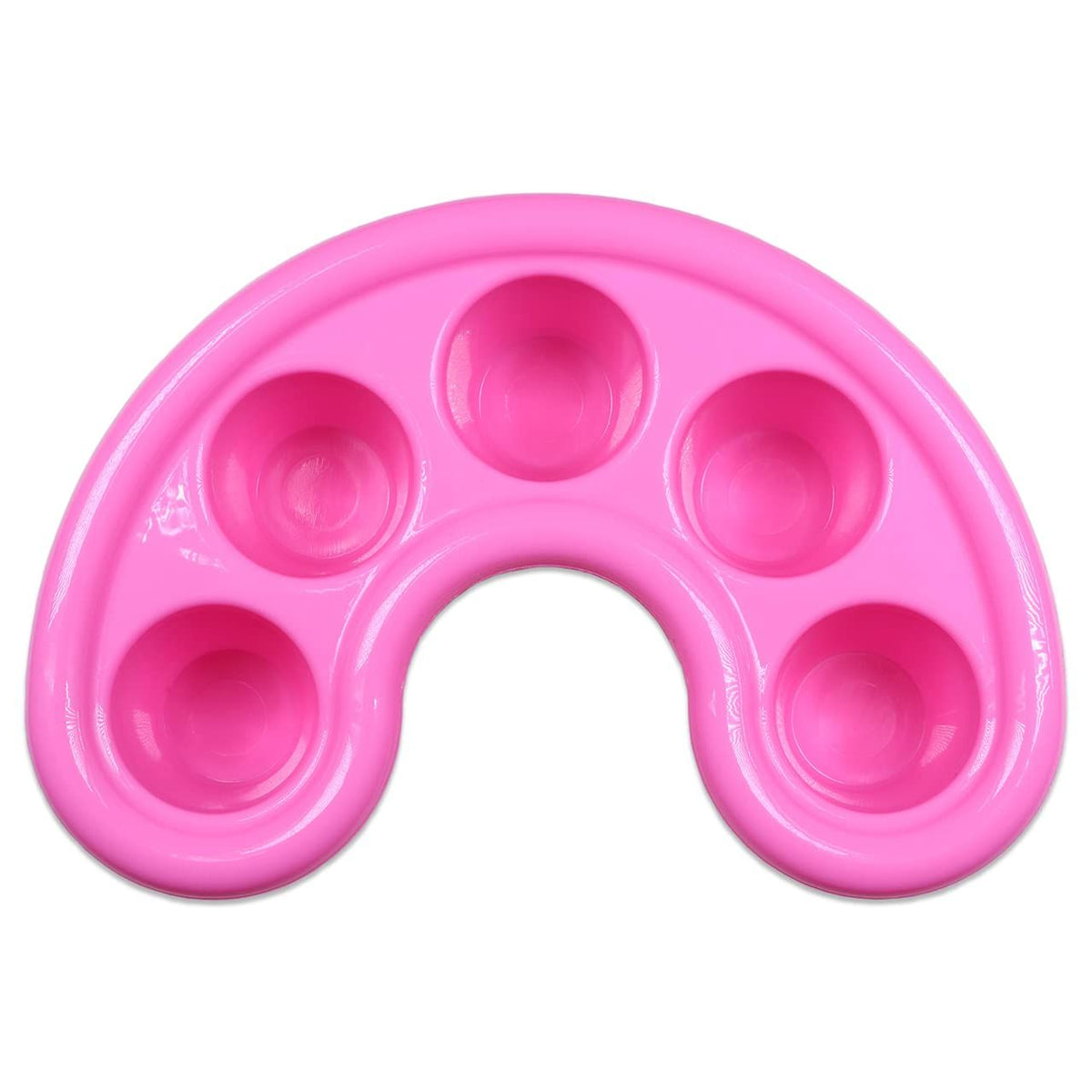 2 Pcs Nail Art Bubble Bath Bowl Nail Hand Soak Tray Acrylic Gel Nails Soaking Trays Black & Pink Colour VXN Beauty