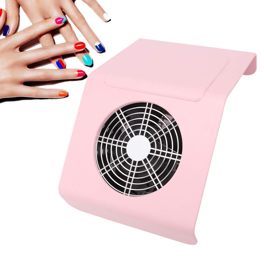 Nail Dust Collector Vacumm for Manicure Dust Extractor Nail Art Nail Dust Collector, Low Noise Nail Dust Collector Manicure Tool VXN Beauty