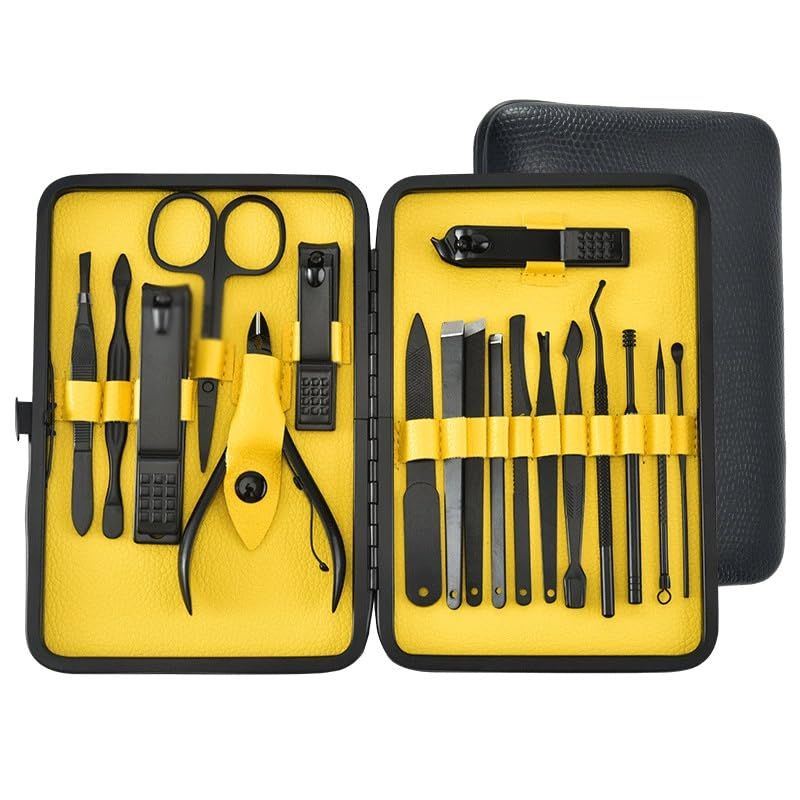 Nail Clippers Sets High Precisio Stainless Steel Nail Cutter Pedicure Kit Nail File Sharp Nail Scissors and Clipper Manicure VXN Beauty
