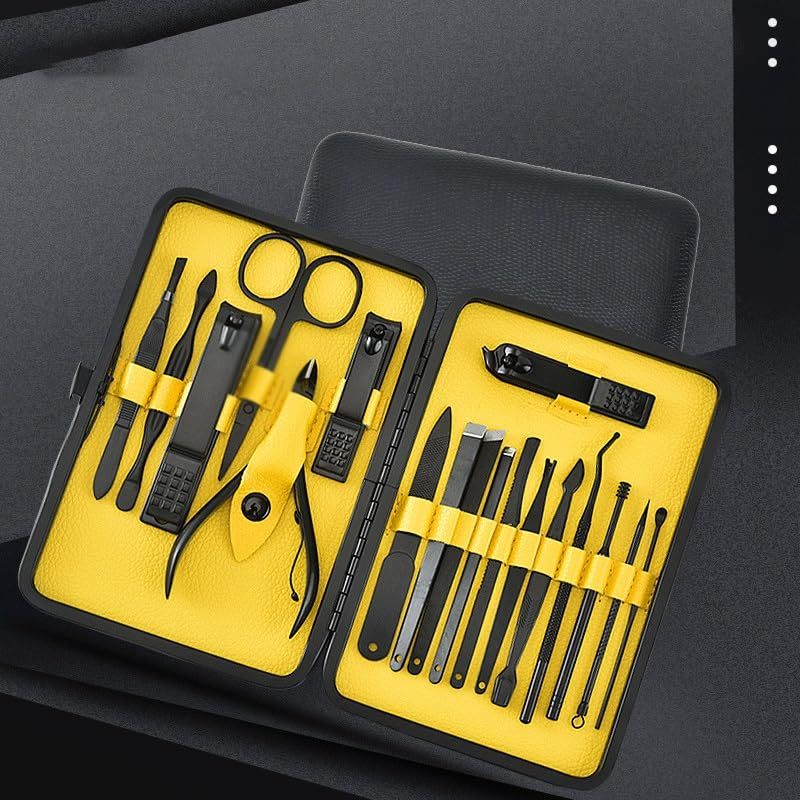 Nail Clippers Sets High Precisio Stainless Steel Nail Cutter Pedicure Kit Nail File Sharp Nail Scissors and Clipper Manicure VXN Beauty