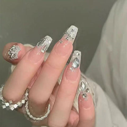 Nail art patches, beautiful and fashionable nail patches, finger decorations, cosmetics and decorative products, wearable -3pcs VXN Beauty