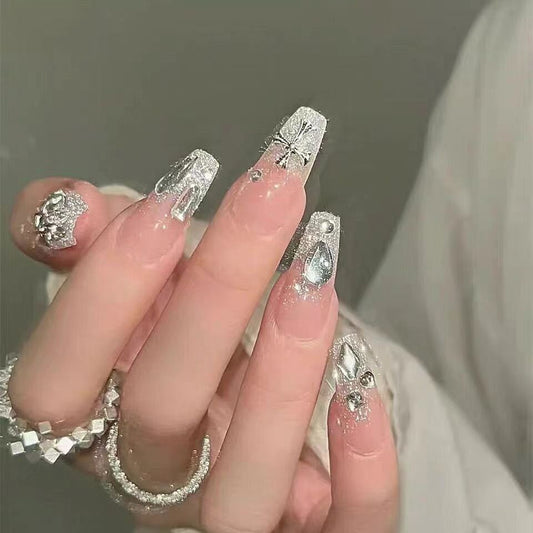 Nail art patches, beautiful and fashionable nail patches, finger decorations, cosmetics and decorative products, wearable -3pcs VXN Beauty