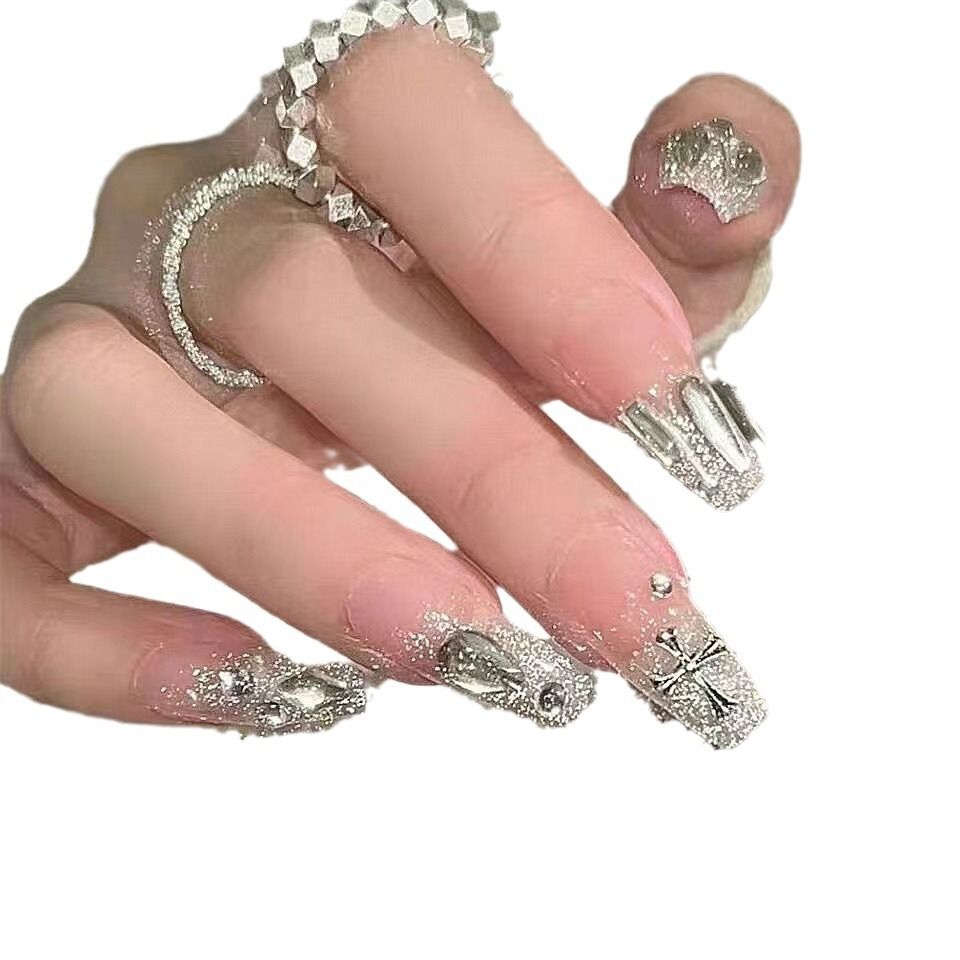 Nail art patches, beautiful and fashionable nail patches, finger decorations, cosmetics and decorative products, wearable -3pcs VXN Beauty