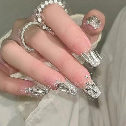 Nail art patches, beautiful and fashionable nail patches, finger decorations, cosmetics and decorative products, wearable -3pcs VXN Beauty