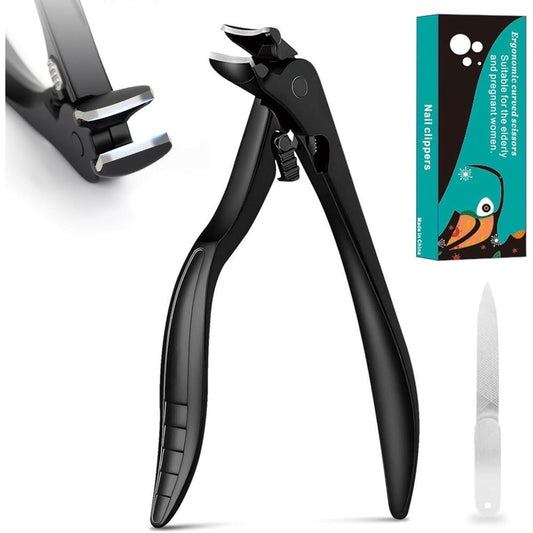 Toenail Clippers, Toe Nail Clippers for Thick Nails for Seniors, Stainless Steel Nail Clipper with Curved, Precision Blades, Effortless for Thick Nails & Seniors VXN Beauty