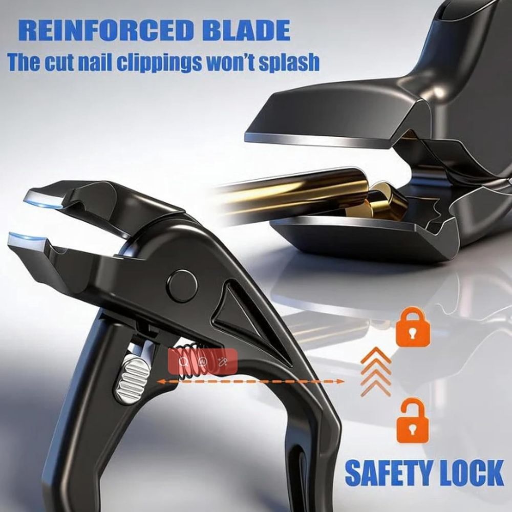 Toenail Clippers, Toe Nail Clippers for Thick Nails for Seniors, Stainless Steel Nail Clipper with Curved, Precision Blades, Effortless for Thick Nails & Seniors VXN Beauty