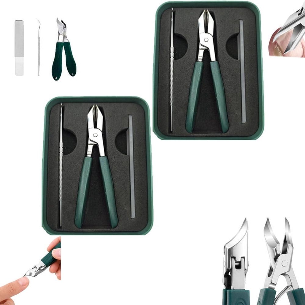 Beveled Nail Clippers, Wide Jaw Opening Anti-Splash Slanted Nail Clipper, with Ultra-Sharp Tips for Precise Access to Nail Grooves VXN Beauty