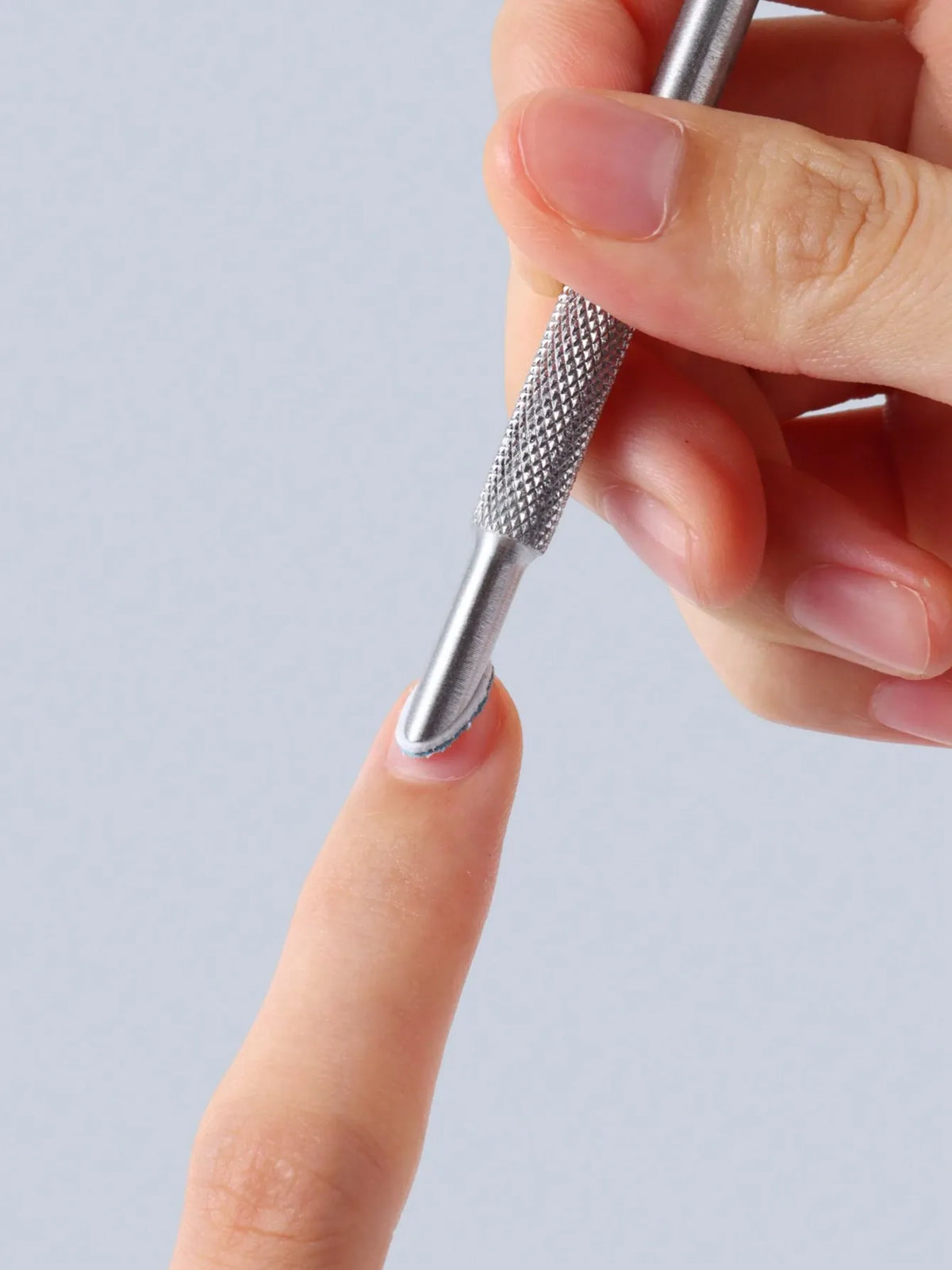 50Pcs Nail Steel Push Front Sanding Slice 100 Grit Remove Dead Skin Polish Nail Beveled Steel Pusher Replacement Scrub Sheet Nail Cleaning Tool Manicure Supplies VXN Beauty
