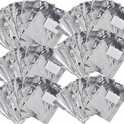 100pcs Aluminum Foil Nail Polish Remover Pads Absorbent Fabric Blocks For Home Manicure Salon Use Remove Gel Polish Acrylic Nails Nail Supplies Tools VXN Beauty