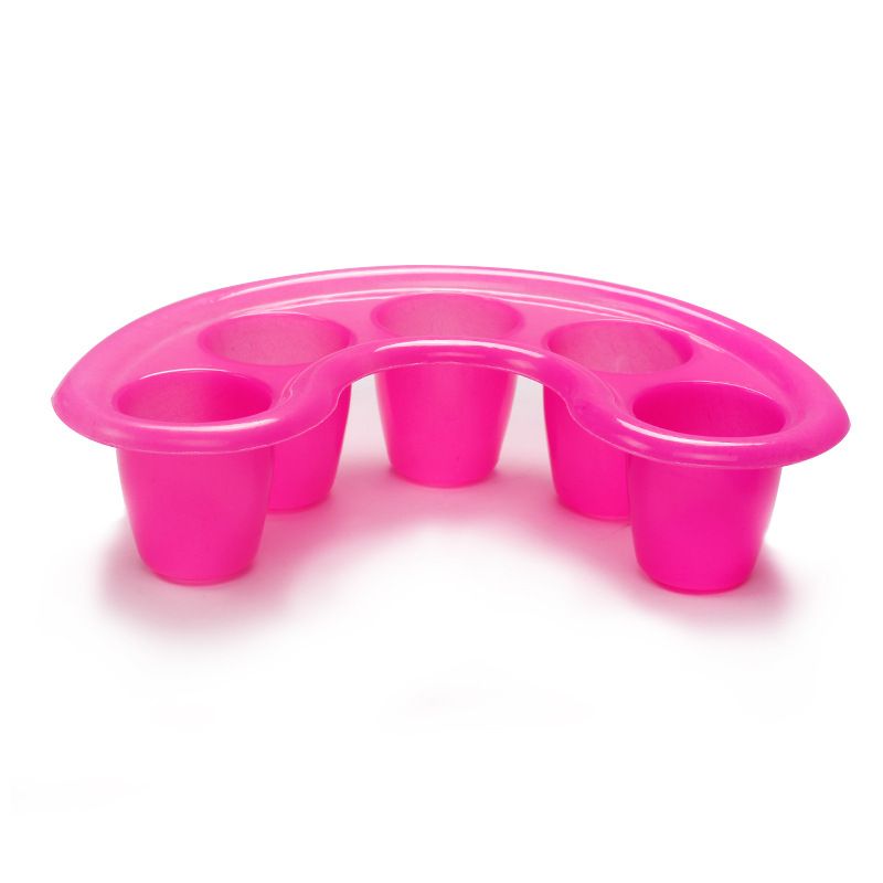 2pcs Nail Soak Bowl Manicure Tray Acrylic Nail Art Tools Salon Supplies For Soaking Fingertips Press On Nails Pedicure Spa Kit Pink VXN Beauty