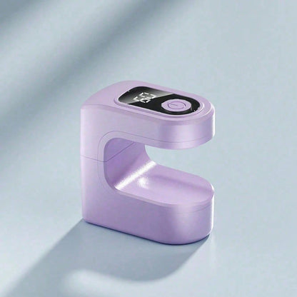 Portable Mini Nail Dryer Lamp USB Rechargeable Nail Gel Curing Light For Gel Polish Nail Art Suitable For Home DIY Manicure Kit Nail Supplies Tools(Purple) VXN Beauty