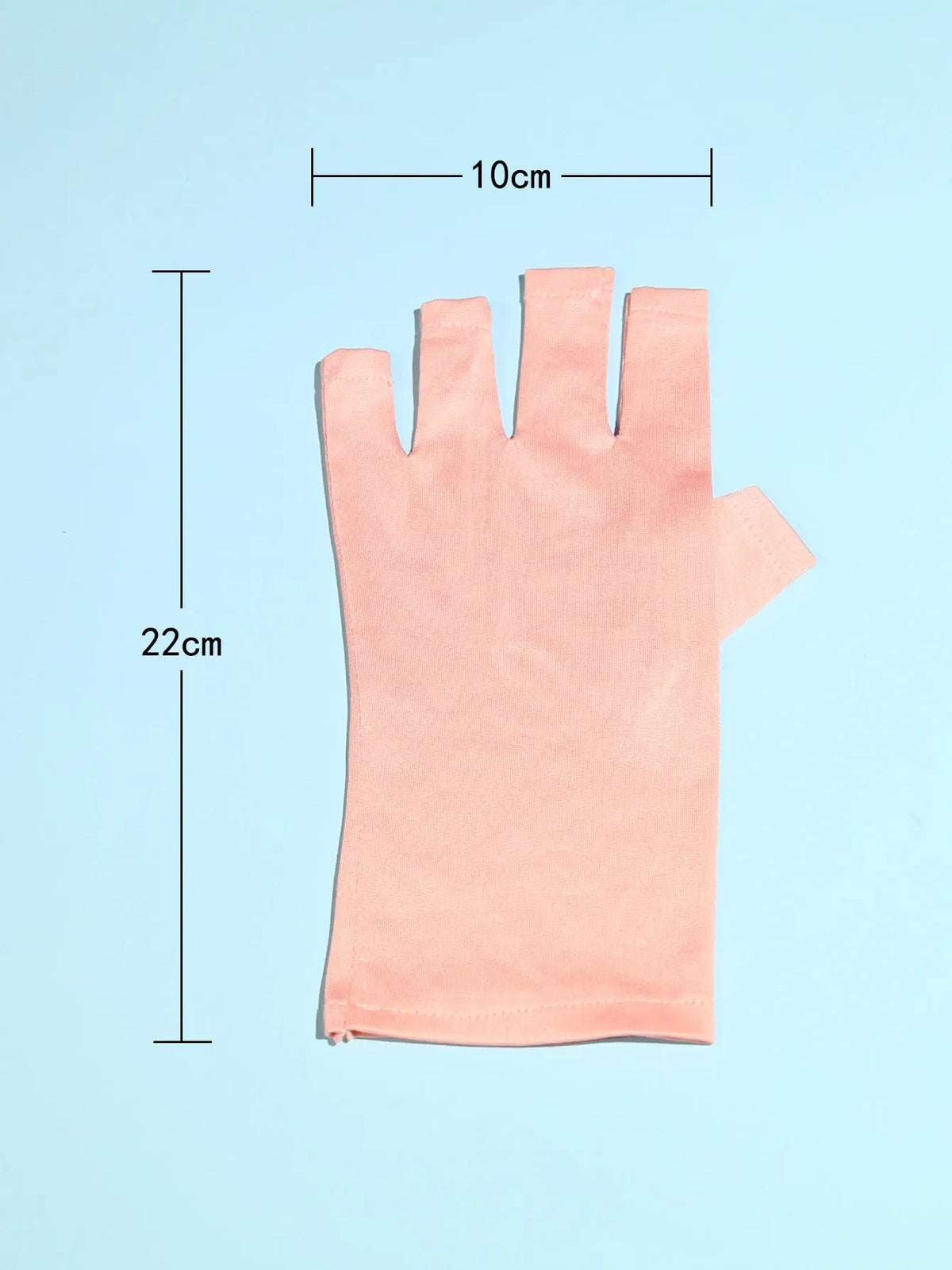 1pair Nail Art Gloves UV Protection For Gel Curing Lamp Manicure Tools Nail Supplies For Press On Nails Art Kit Pink VXN Beauty