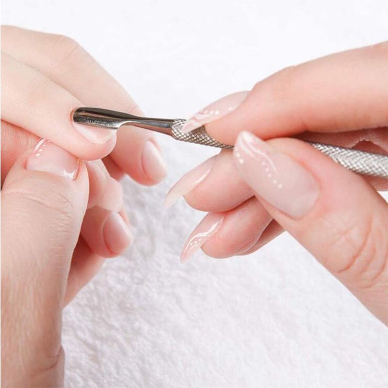 Nail Cuticle Spoon Pusher Remover Nail Cut Tool Pedicure Manicure Set. Pocket Nail Cuticle Nipper Pack Contains Nail Trimmer VXN Beauty