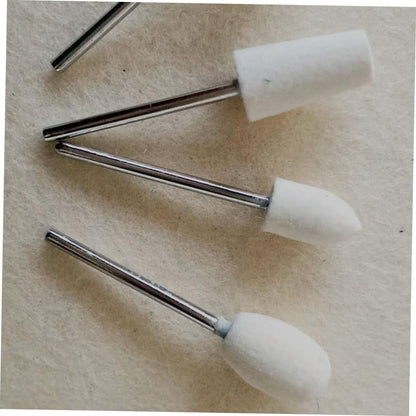 Nail Drill Bits - 12pcs/set Electric Nail Wool Polishing Drill Bits Kit 3/32 File Buffer Shank Bit Manicure Pedicure Tools VXN Beauty