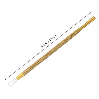 4 Pcs Cuticle Pusher Tool Nail Art Remover Tool Cuticle Nail Pusher Nail Dip Remover Scratch off Tool for Tickets Nail Scraper VXN Beauty