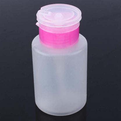 Nail polish remover container empty pump dispenser refillable portable bottle nail enhancement tools for storage VXN Beauty