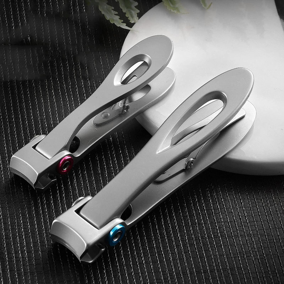 3 pcs Silver,Nail Clippers Set Thick Nails Durable Sharp Stainless Steel Nail Clippers Care Tools Men and Women Holiday Gifts VXN Beauty