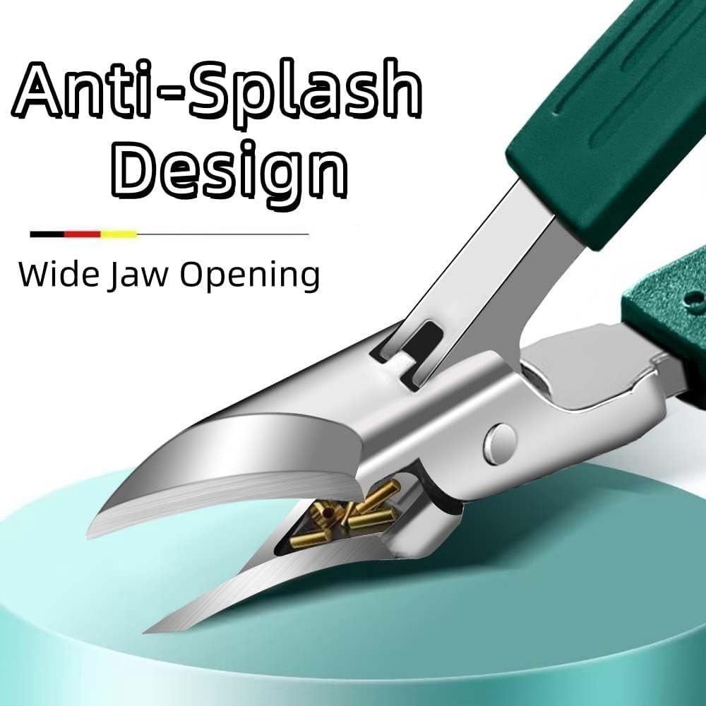 Professional 3-in-1 Pedicure Clipper Set, Premium 3-Piece Eagle Beak Nail Clipper Set, Super Sharp Oblique Nail Clippers, for Thick Nails, Seniors & Ingrown Care with File & Lifter VXN Beauty