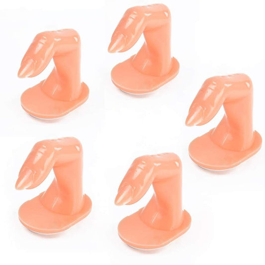 Practice Finger Nail Art Practice Finger Plastic Fake Fingers with Nails for Hand Nail Art Training Display Decoration (20pcs) VXN Beauty