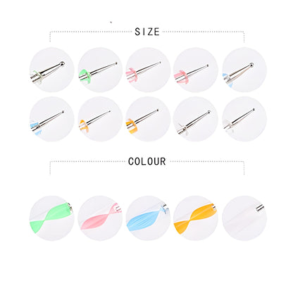 20-Piece Professional Nail Art Brushes Set, Dotting Tools, Dust Brush, Nail Drawing Pen for Perfect Manicure and Detailed Designs VXN Beauty