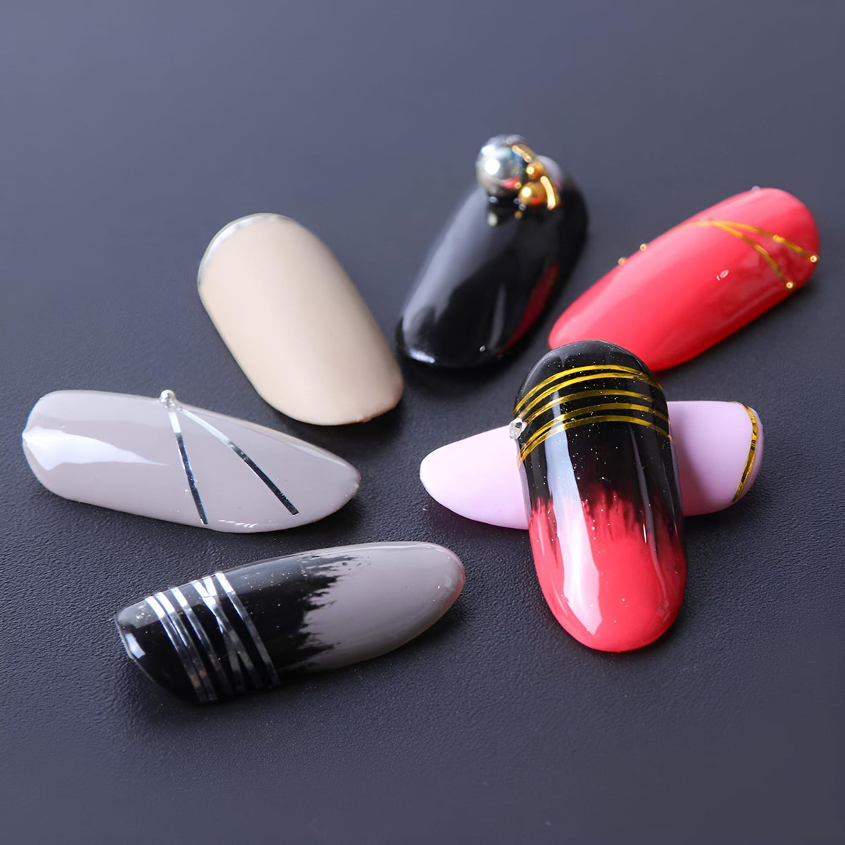 20-Piece Professional Nail Art Brushes Set, Dotting Tools, Dust Brush, Nail Drawing Pen for Perfect Manicure and Detailed Designs VXN Beauty