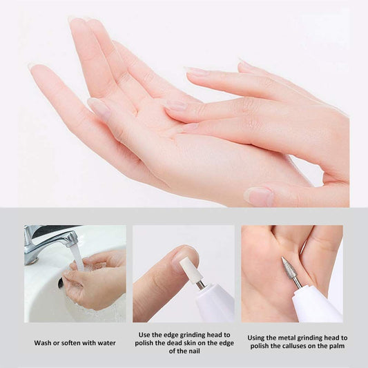 Portable mini Nail Drill, Acrylic Nail Tools, Electric Nail Polishing Machine, Pen Shape Finger Toe Nail Care,Nail File Nail Tips VXN Beauty
