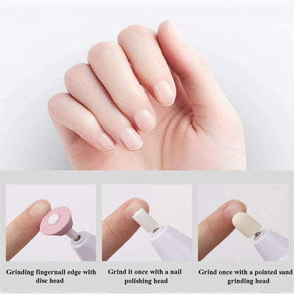 Portable mini Nail Drill, Acrylic Nail Tools, Electric Nail Polishing Machine, Pen Shape Finger Toe Nail Care,Nail File Nail Tips VXN Beauty