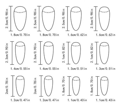 Short Oval Press-On Nails Kit for Easy, At-Home Manicures, Perfect for Gifting (Black) VXN Beauty