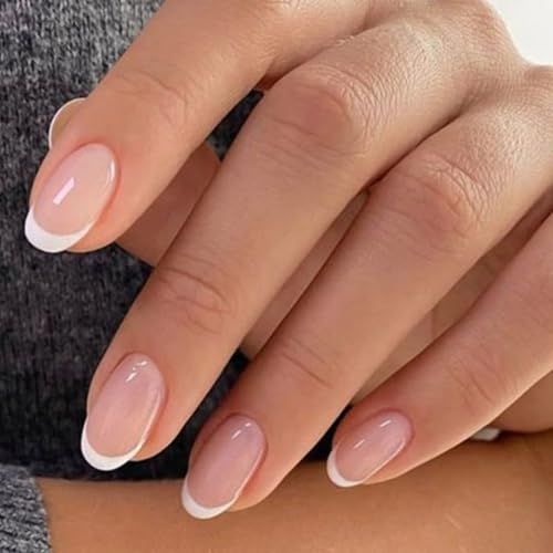 French Manicure Nail Set for Salon & Home DIY Nail Art, Complete at-Home Nail Care Kit (light pink) VXN Beauty