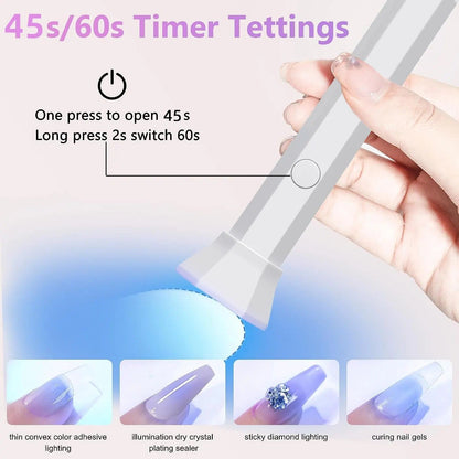 UV LED Nail Dryer Lamp for Quick Gel Curing VXN Beauty