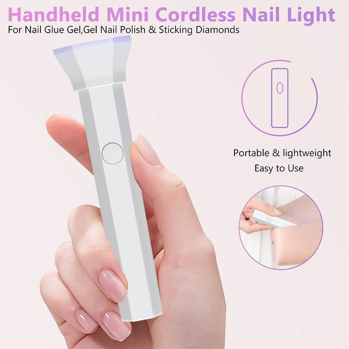 UV LED Nail Dryer Lamp for Quick Gel Curing VXN Beauty