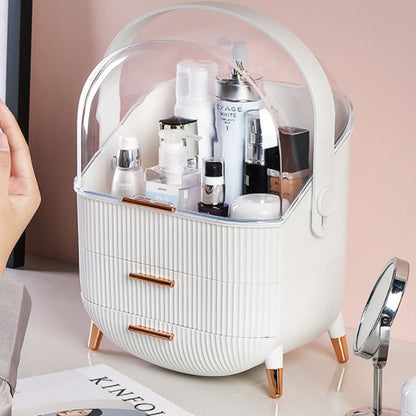 Dustproof Makeup Organiser – Cosmetic Storage Drawer Box with Display Stand VXN Beauty