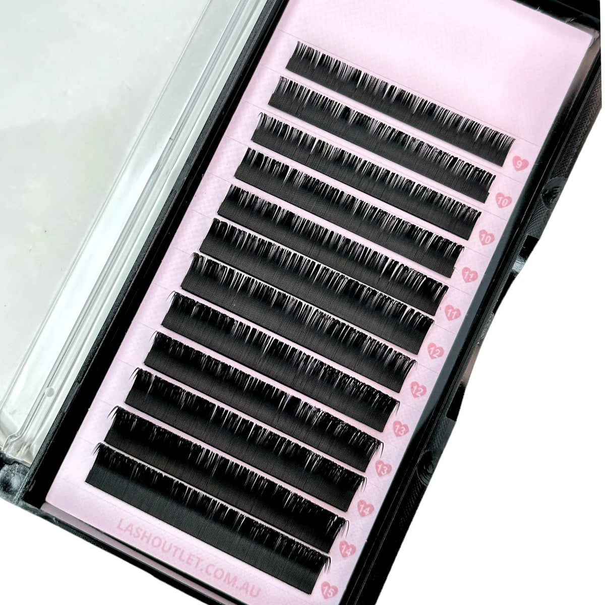 Miosh Eyelash Extensions - Classic Individual Eye Lash Tray VXN Beauty