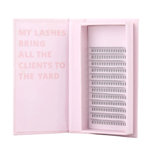 Miosh Eyelash Extensions - 3D Premade Volume Short Stem Eye Lash 0.10 / D CURL VXN Beauty