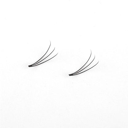 Miosh Eyelash Extensions - 3D Premade Volume Short Stem Eye Lash 0.10 / D CURL VXN Beauty