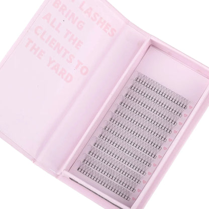 Miosh Eyelash Extensions - 3D Premade Volume Short Stem Eye Lash 0.10 / D CURL VXN Beauty