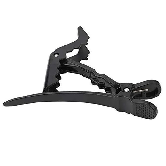 10X Matte Black Crocodile Hair Clips for Salon Hairdressing VXN Beauty