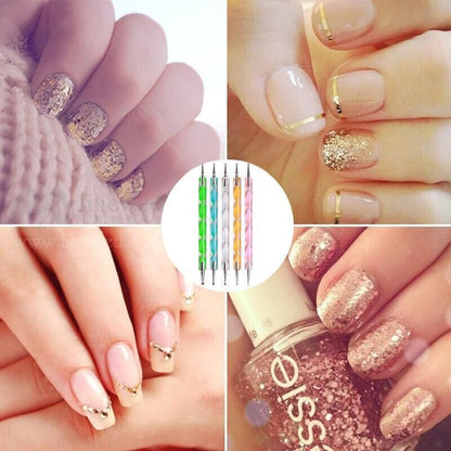 30Pcs Diy Nail Art Painting Drawing Design Brushes Dotting Pen Tool Pen Kit VXN Beauty
