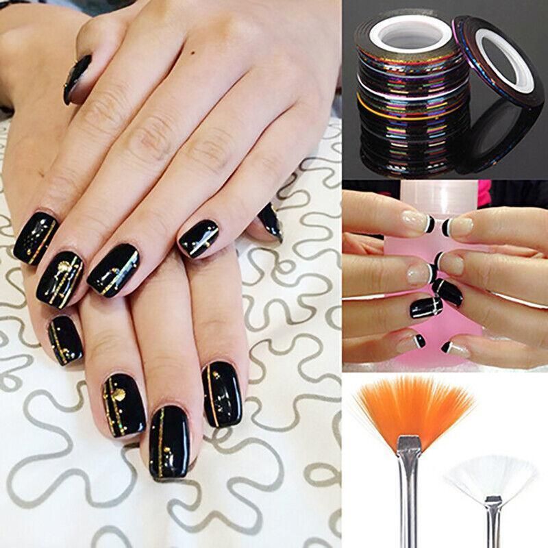 30Pcs Diy Nail Art Painting Drawing Design Brushes Dotting Pen Tool Pen Kit VXN Beauty