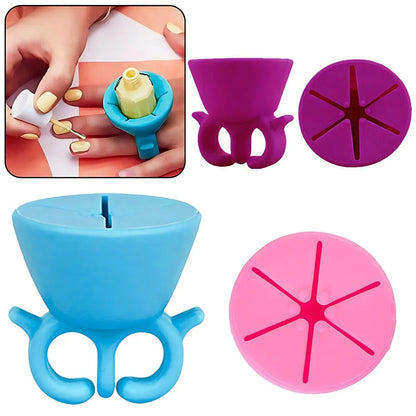 The Original Nail Polish Bottle Holder Ring Wearable  Nail  Varnish  Holder  Au VXN Beauty