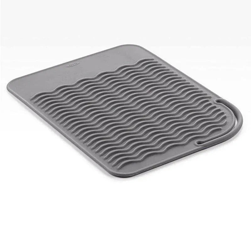 Hair Styling Tools Heat Resistant Mat for Curling Iron Flat Iron Straightener Pad - Grey VXN Beauty