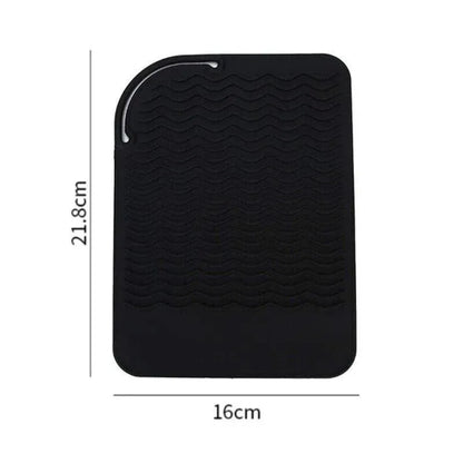 Hair Styling Tools Heat Resistant Mat for Curling Iron Flat Iron Straightener Pad - Grey VXN Beauty