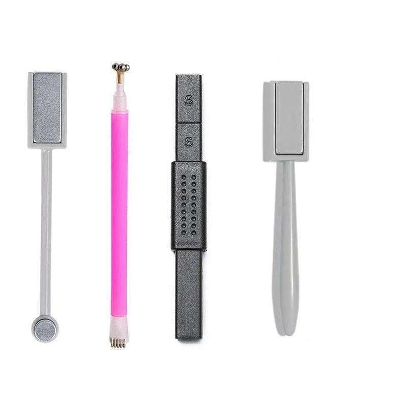 Nail Art Cat Eye Effect Stick for UV Gel Polish Design Tool for Manicure Styling Use - 1PC Double-Use VXN Beauty