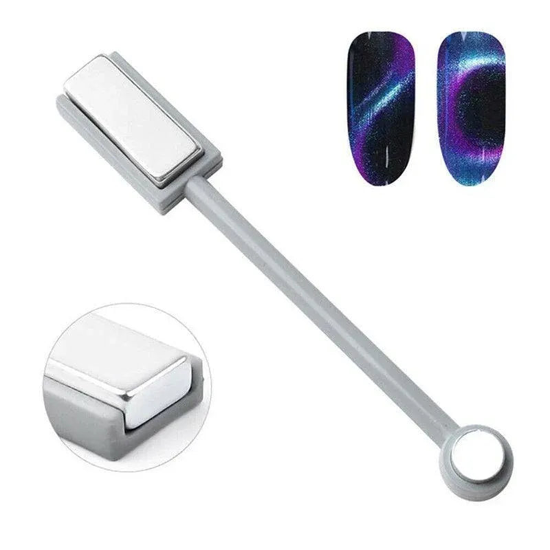 Nail Art Cat Eye Effect Stick for UV Gel Polish Design Tool for Manicure Styling Use - 1PC Double-Use VXN Beauty