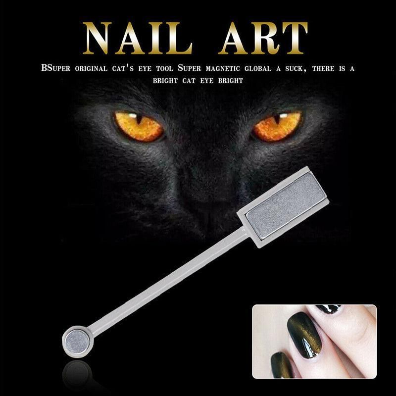 Nail Art Cat Eye Effect Stick for UV Gel Polish Design Tool for Manicure Styling Use - 1PC Double-Use VXN Beauty