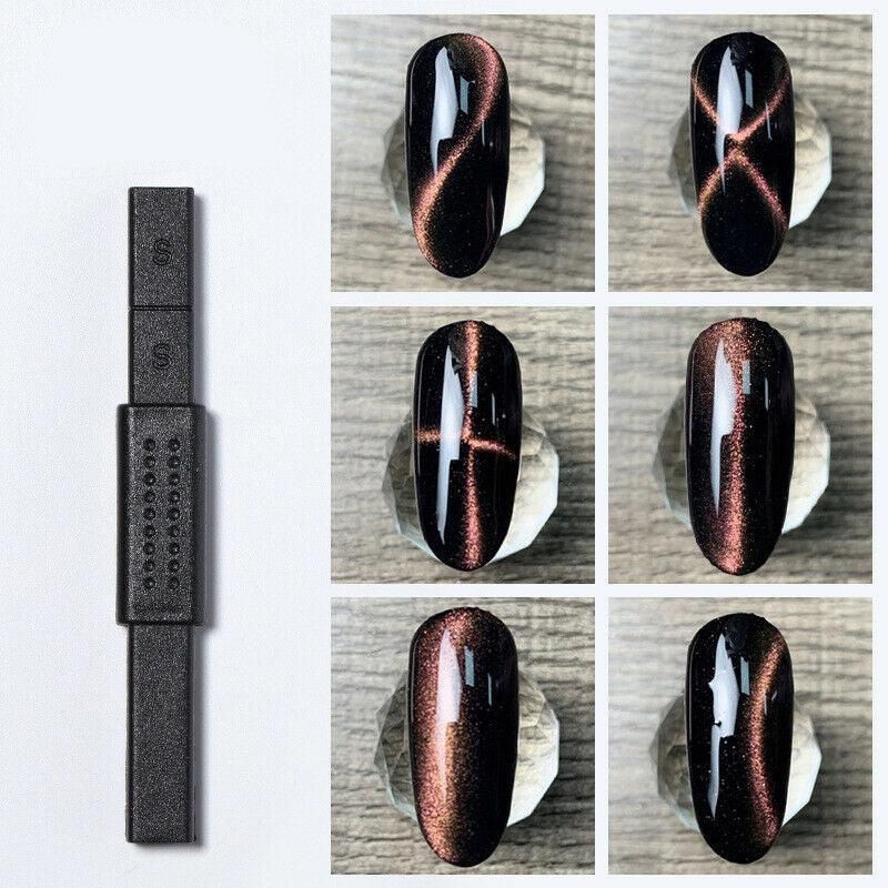Nail Art Cat Eye Effect Stick for UV Gel Polish Design Tool for Manicure Styling Use - 1PC Double-Use VXN Beauty