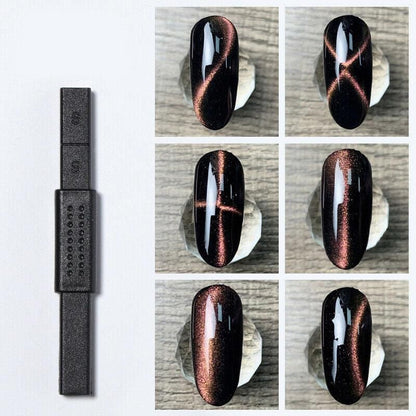 Nail Art Cat Eye Effect Stick for UV Gel Polish Design Tool for Manicure Styling Use - 1PC Double-Use VXN Beauty
