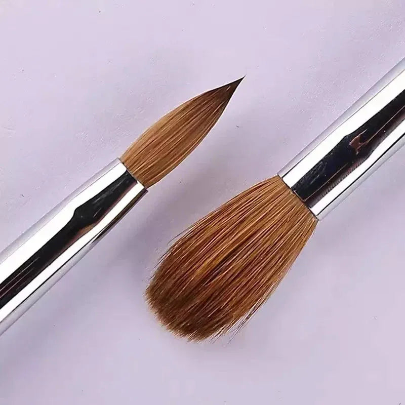 Kolinsky Acrylic Nail Art Brush Manicure Powder Professional Tools Size 2-18 - 4# VXN Beauty