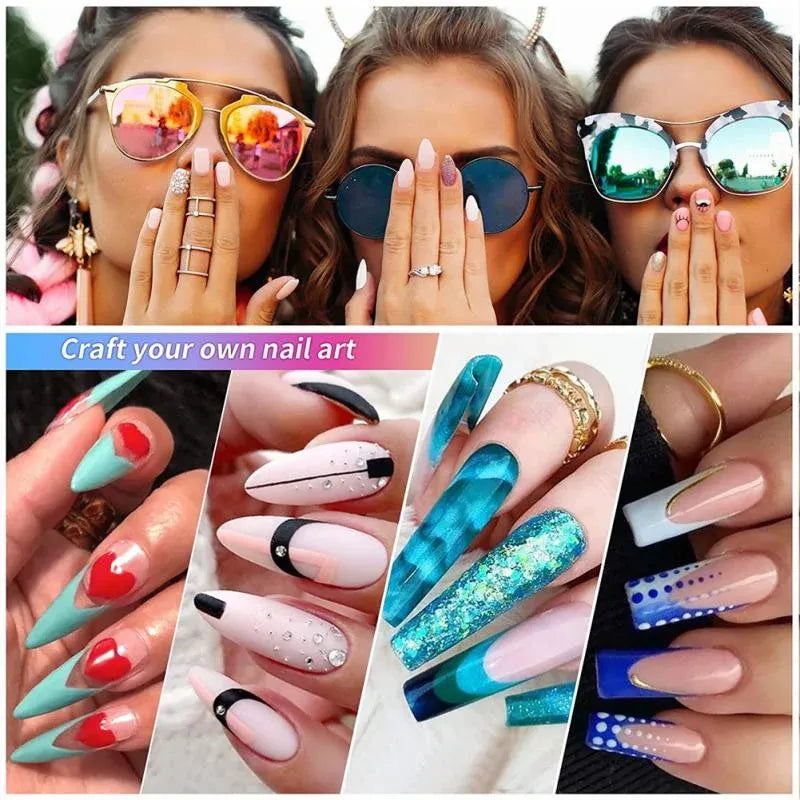 Kolinsky Acrylic Nail Art Brush Manicure Powder Professional Tools Size 2-18 - 6# VXN Beauty