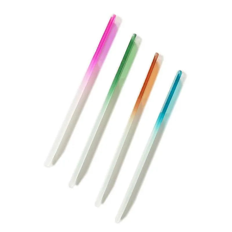8X Durable Nail File Crystal Glass Buffer Art Files Manicure Device Acrylic Gel VXN Beauty